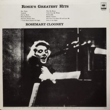 【LP】 Rosemary Clooney / Rosie's Greatest Hits