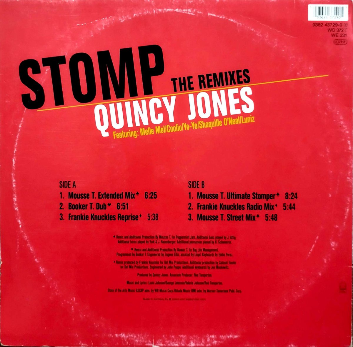 12】Quincy Jones / Stomp The Remixes | MeraMera