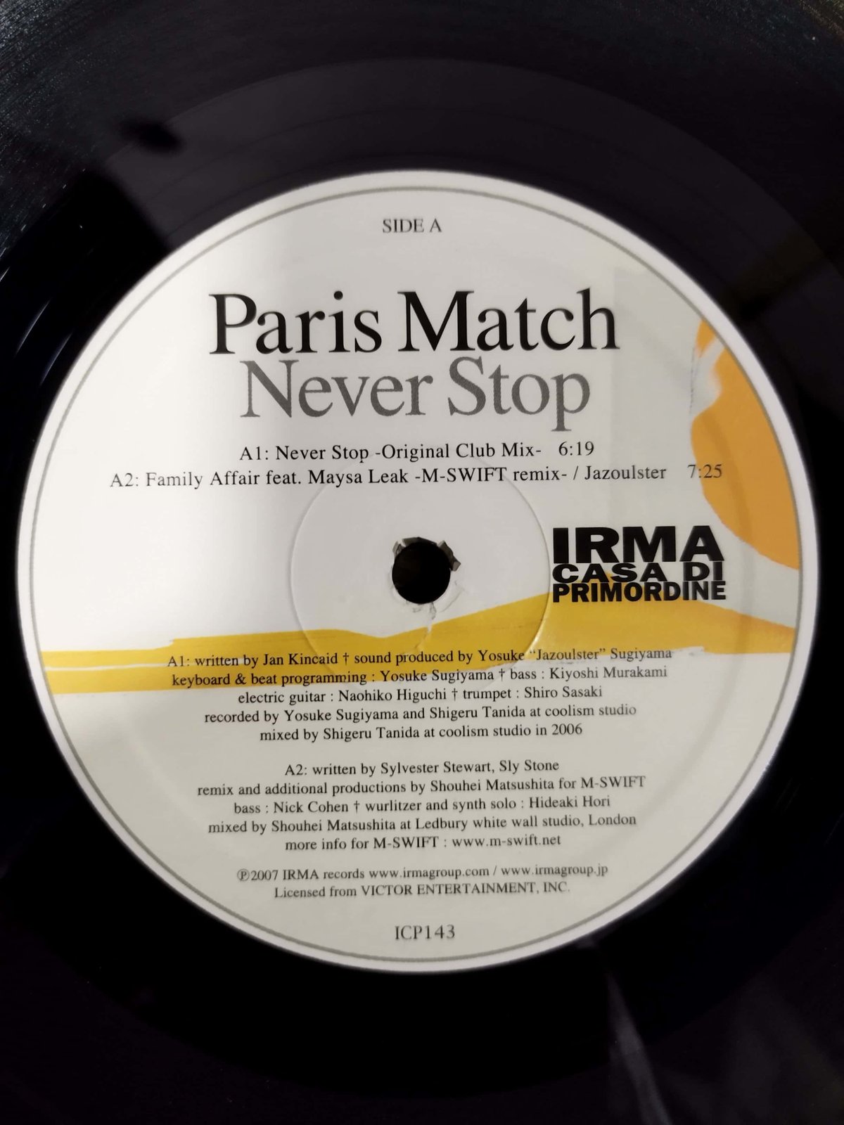 paris トップ match レコード