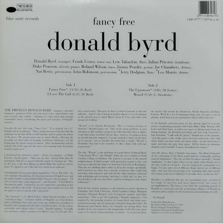 【LP】Donald Byrd / Fancy Free
