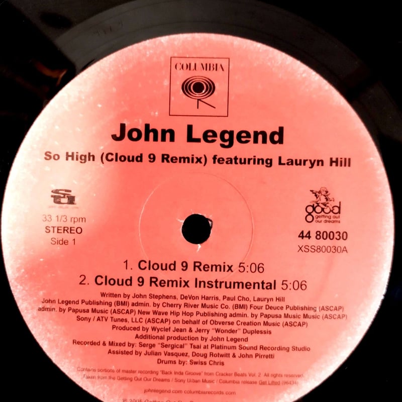12】John Legend / So High Feat Lauryn Hill | Me