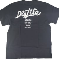 Dig Life T-Shirt ブラック
