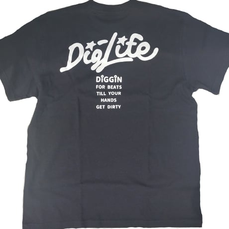Dig Life T-Shirt ブラック
