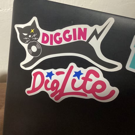 Mera Mera Record Original・ステッカー / Dig Life