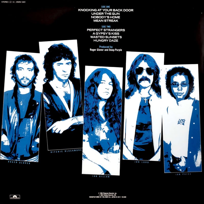 DEEP　PURPLE イアン・ギラン　GERARD VIENNA など　サイン DEEP PURPLE イアン・ギラン GERARD VIENNA など サイン DEEP