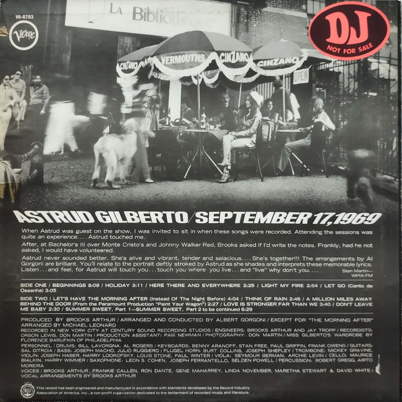 LP】Astrud Gilberto / September 17 1969 | MeraM