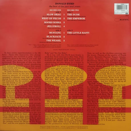 【LP】Donald Byrd / Early Byrd The Best Of The Jazz Soul Years LP