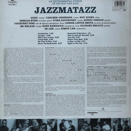 【LP】GURU /　Jazz Matazz Vol 1