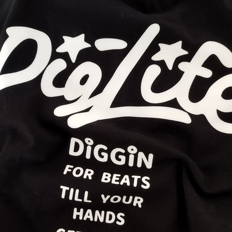 Dig Life　ロンスリーブTシャツ・ブラック