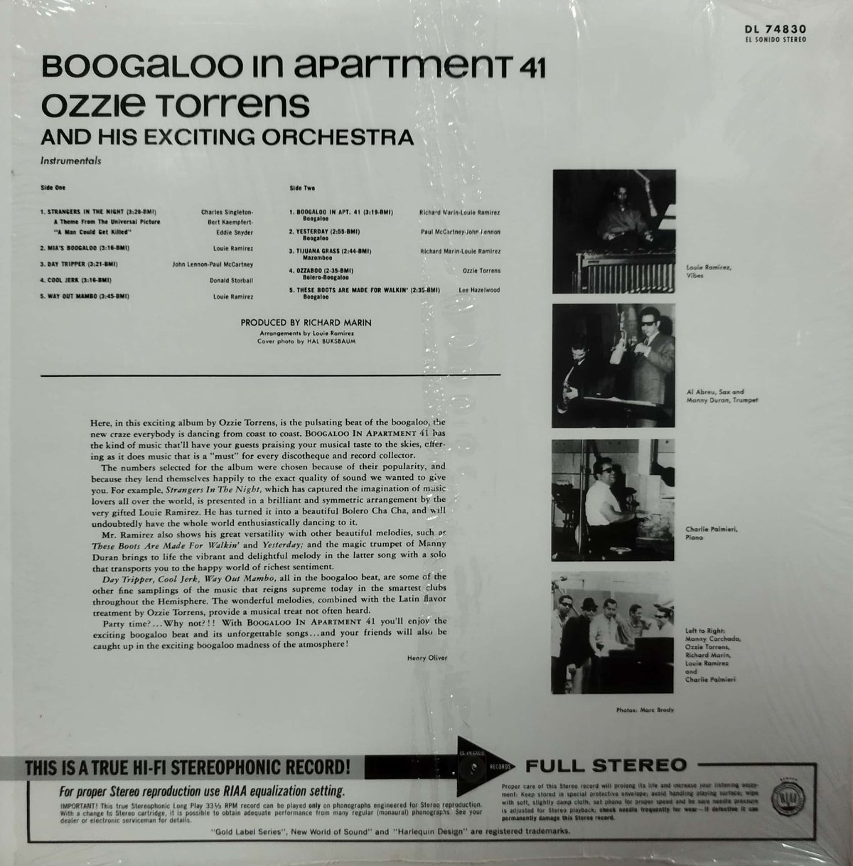 LP】Ozzie Torrens / Boogaloo In Apartment 41 |