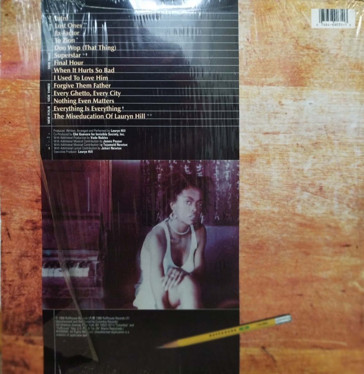 R&B LP Lauryn Hill The Miseducation Of Lauryn H