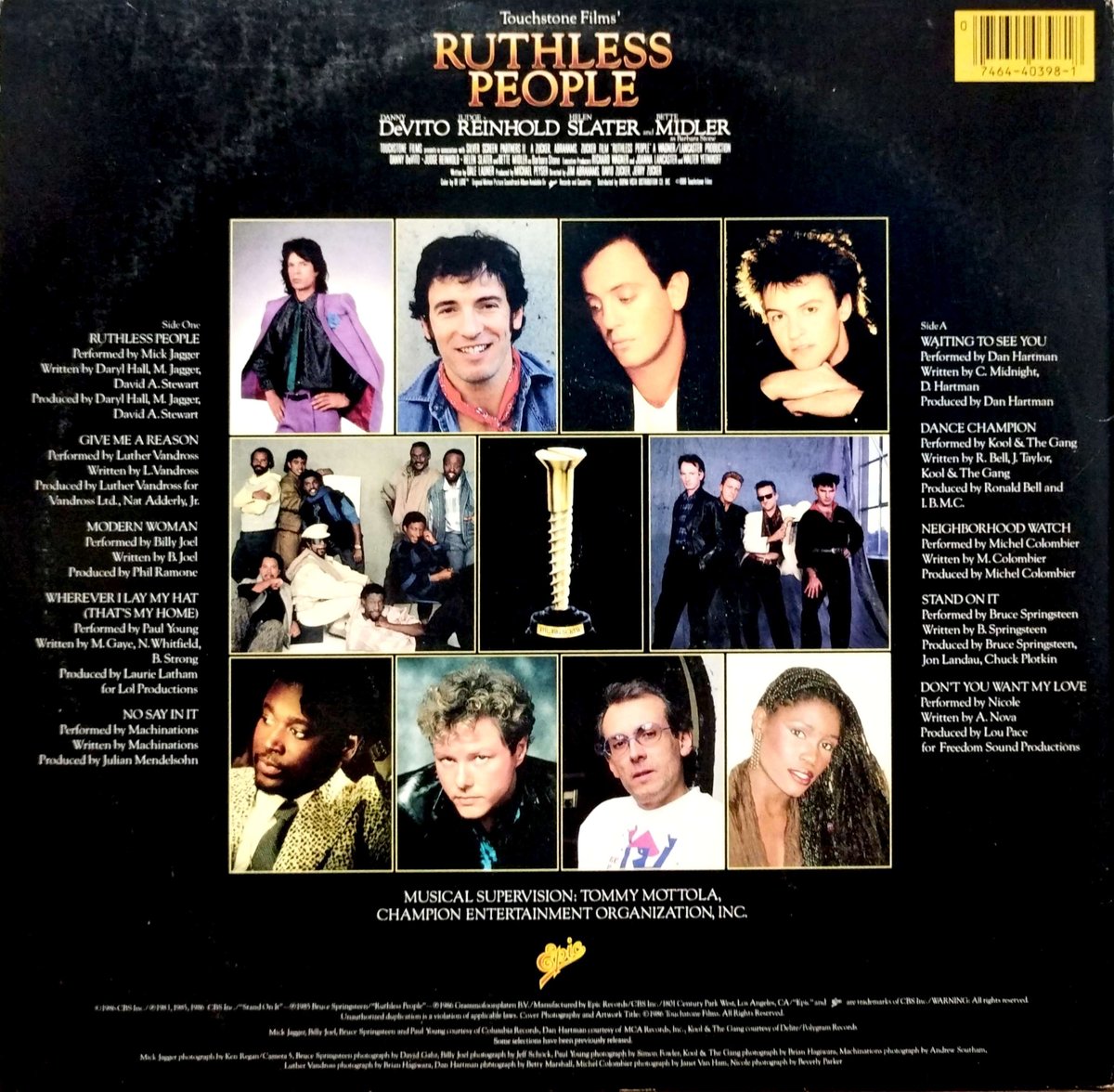 ミック・ジャガー参加！「ルースレス・ピープル」オリジナル・サウンドトラック LP】 OST / Ruthless People | MeraMera Records