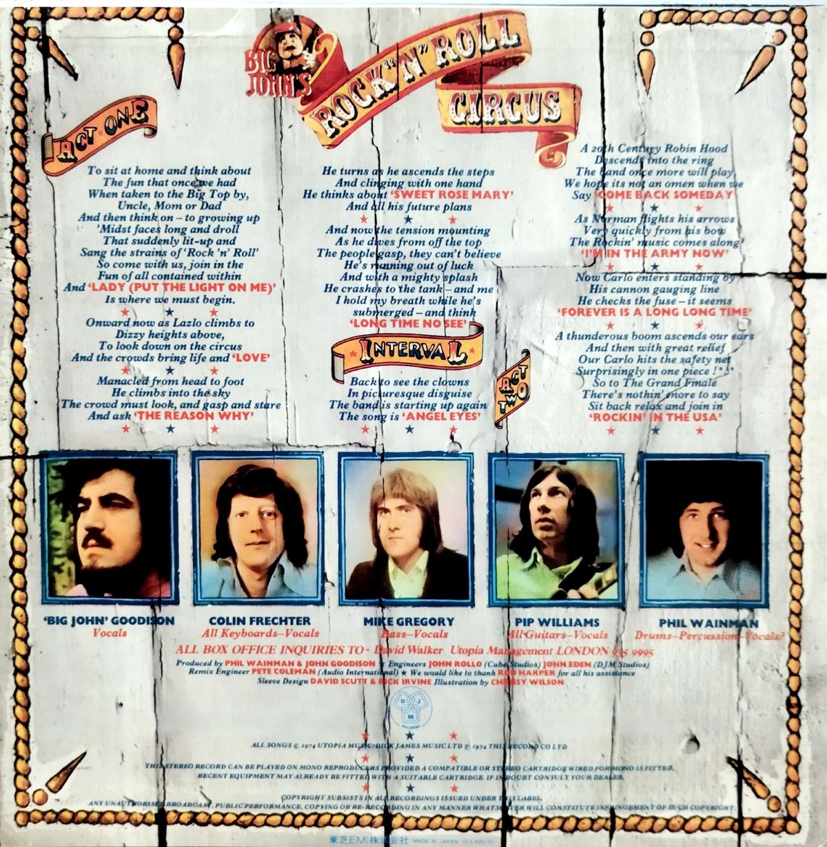 LP】Big John's Rock'n Roll Circus / Act 1 Act 2
