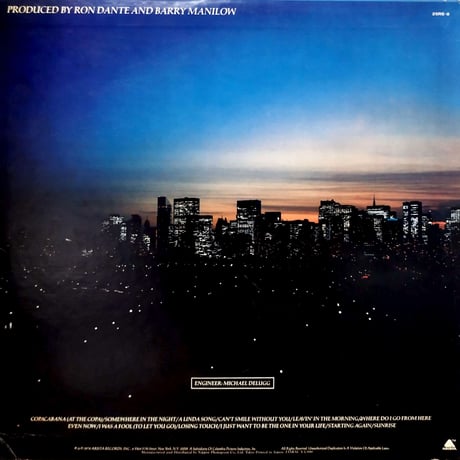 【LP】 Barry Manilow / Even Now