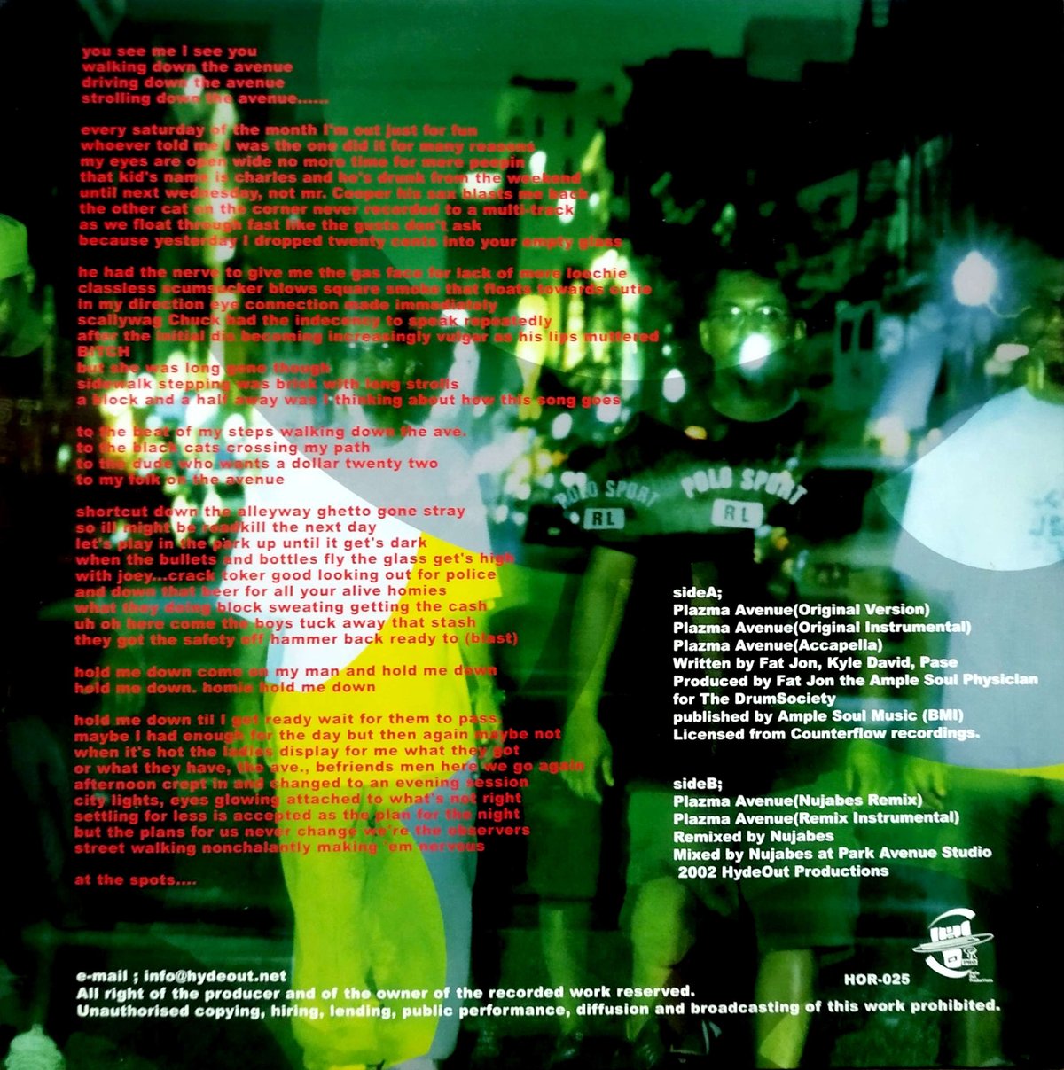 邦楽 five deez 12】 Five Deez / Plasma Avenue | MeraMera Records