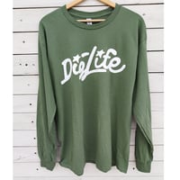 Mera Mera Record ロンTEE DIG LIFE / ライトカーキ