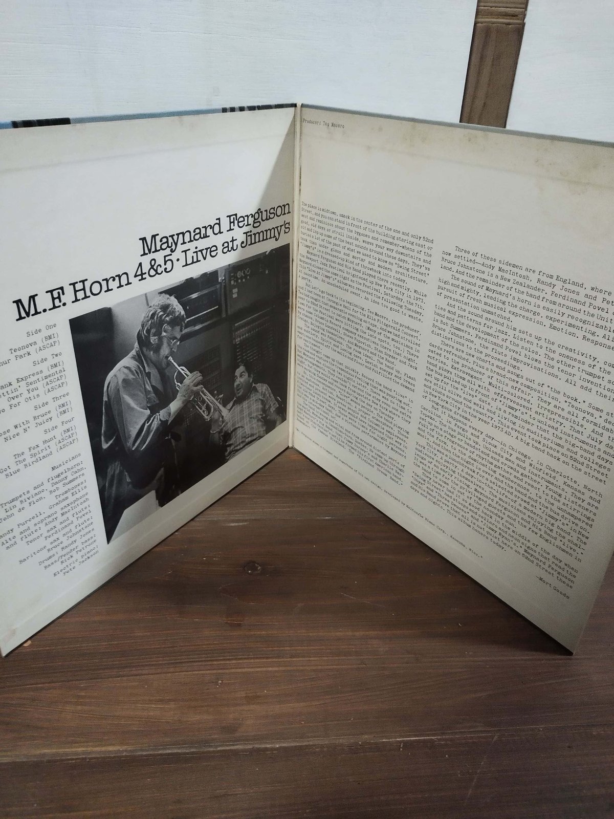 LP】Maynard Ferguson / M.F. Horn 4＆5 Live At Ji