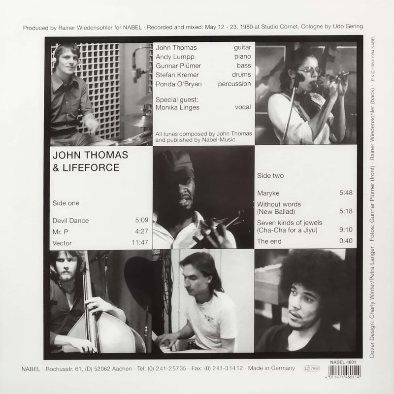 オリジナル独盤　John Thomas & Lifeforce　ジャズ名盤 LP】John Thomas & Lifeforce / Devil Dance | Mer