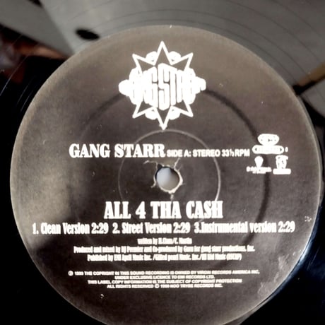 GANG STARR 12インチレコード 6枚セット　激レア物 GANG STARR 12インチレコード 6枚セット 激レア物 2025年最新