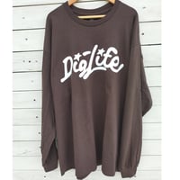 Mera Mera Record ロンTEE DIG LIFE / チョコレートブラウン