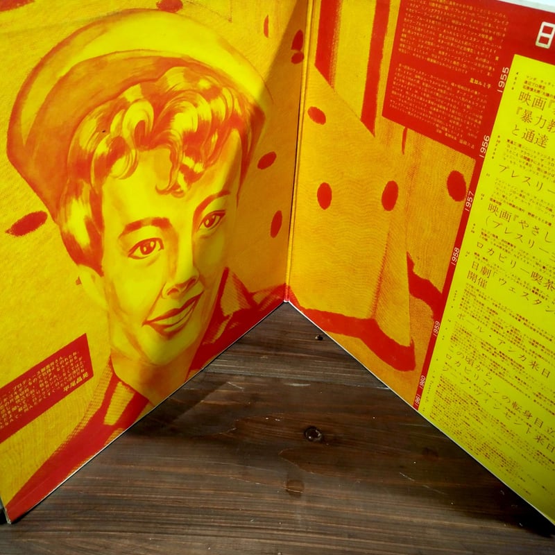 ロナルド・グレッグ、ル・ヴェーズ、画集より LP】ミッキーカーチス 平尾昌晃 山下啓二郎 / ROCK'N ROLL 甦る