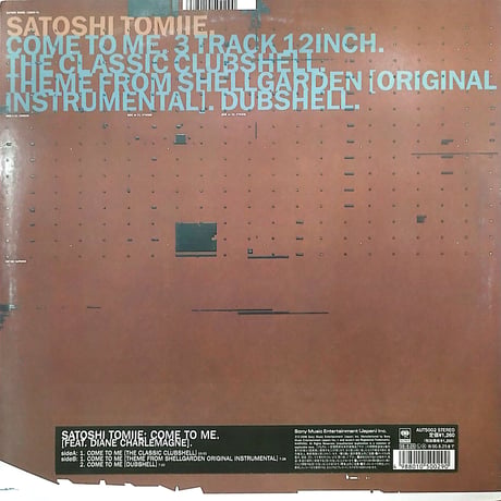 【12】  Satoshi Tomiie Feat. Diane Charlemagne  / Come To Me