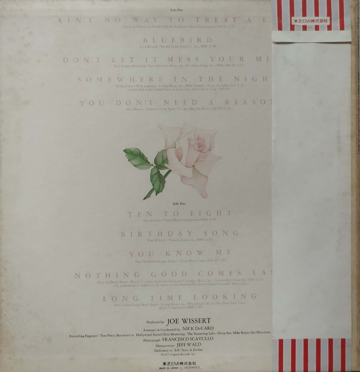 LP】Helen Reddy / No Way To Trat a Lady | MeraM