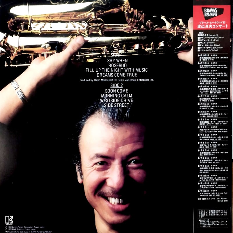 LP】渡辺貞夫 / Fill Up The Night | MeraMera Records