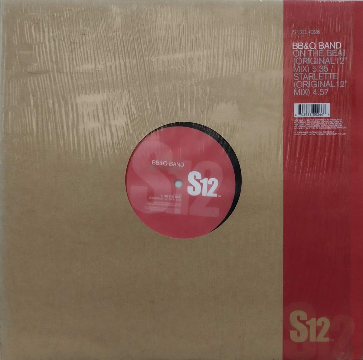 12】 BB&Q Band / On The Beat (Original 12
