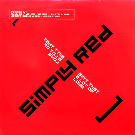 新品 Simply Red - Ain't That A Lot Of Love 12】 Simply Red / Ain't That a Lot Of Love | Me
