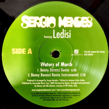 【12】 Sergio Mendes Featuring Ledisi / Waters Of March