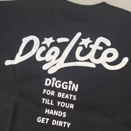 Dig Life T-Shirt ブラック