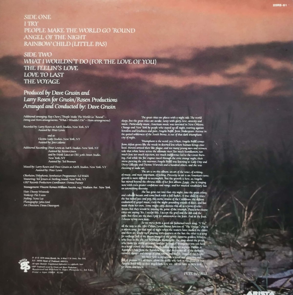 LP】Angela Bofill / Angel The Night | MeraMera LP】Angela Bofill / Angel The Night | MeraMera