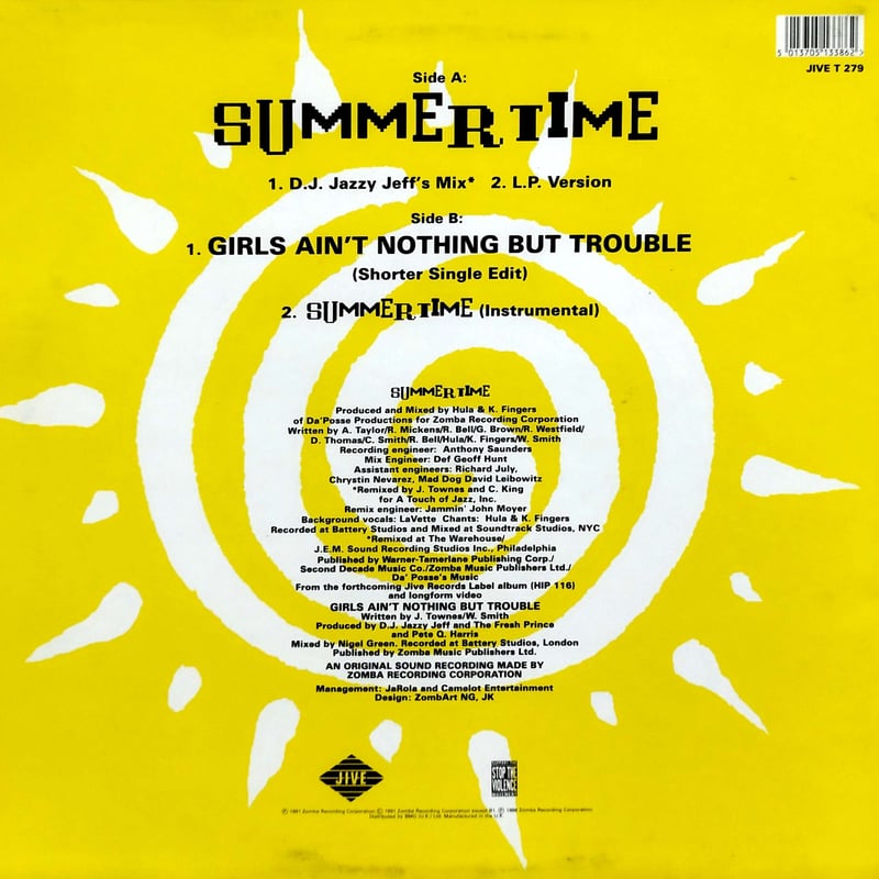 12】 Jazzy Jeff & The Fresh Prince / Summer Tim