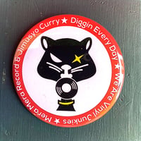 Mera Mera Record Original 38mm 缶バッチ/ Dirty Cat