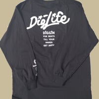 Dig Life　ロンスリーブTシャツ・ブラック