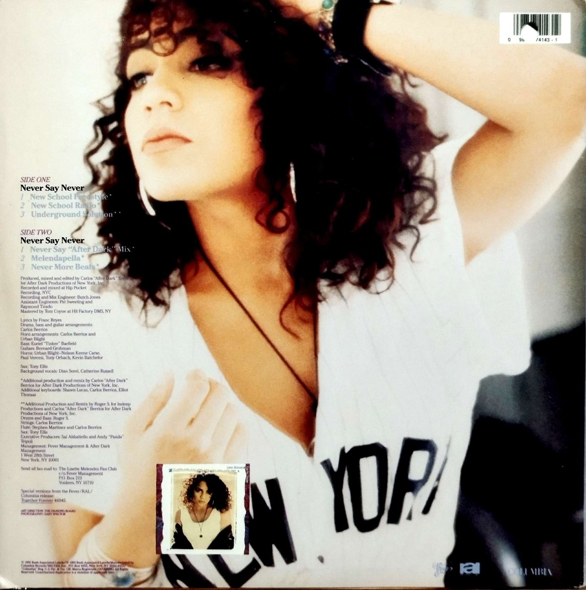 【名盤 90s R&B LP】LISETTE MELENDEZ 12】 Lisette Melendez / Never Say Never | MeraM