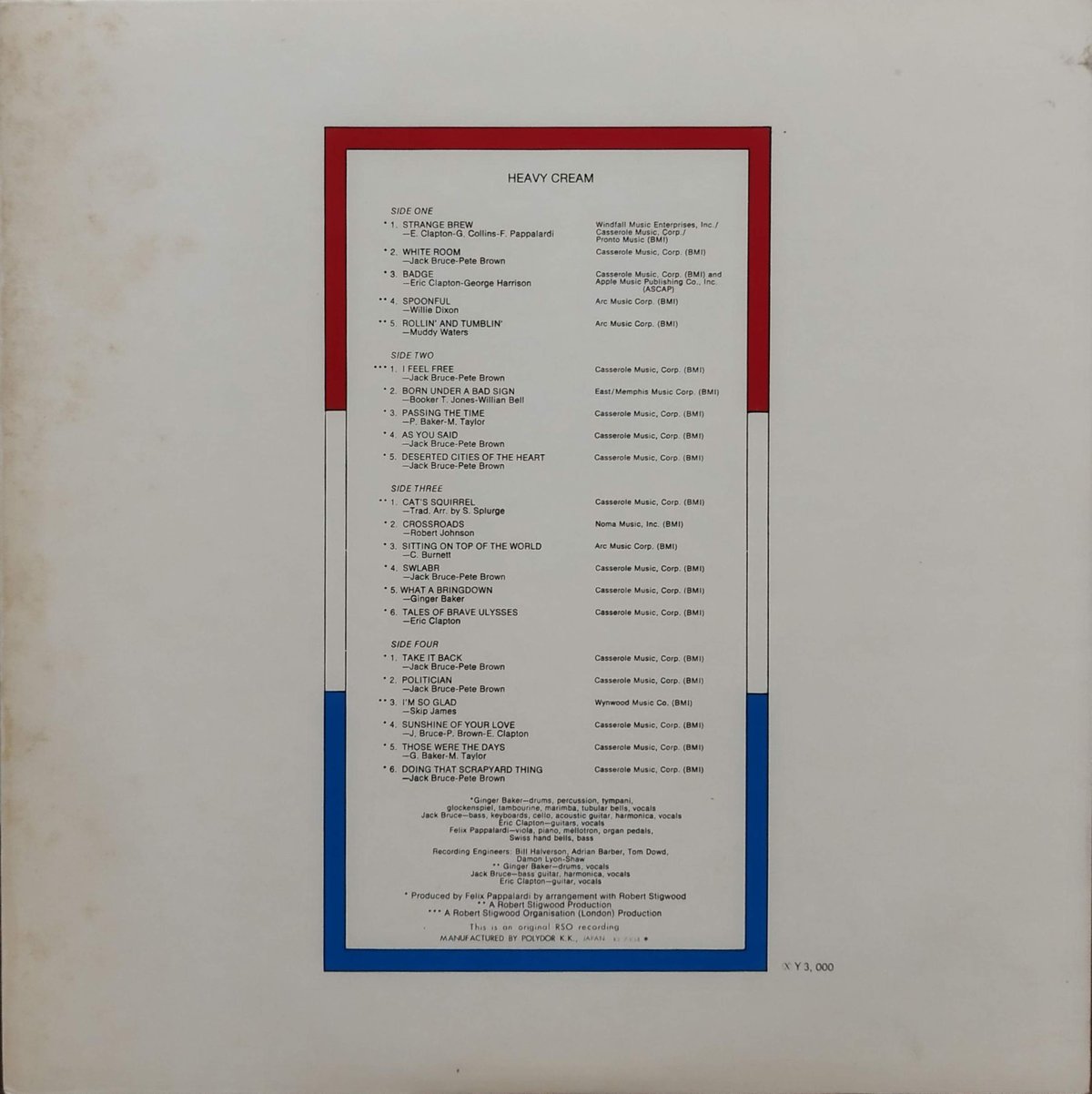 LP】 Cream / Heavy Cream | MeraMera Records
