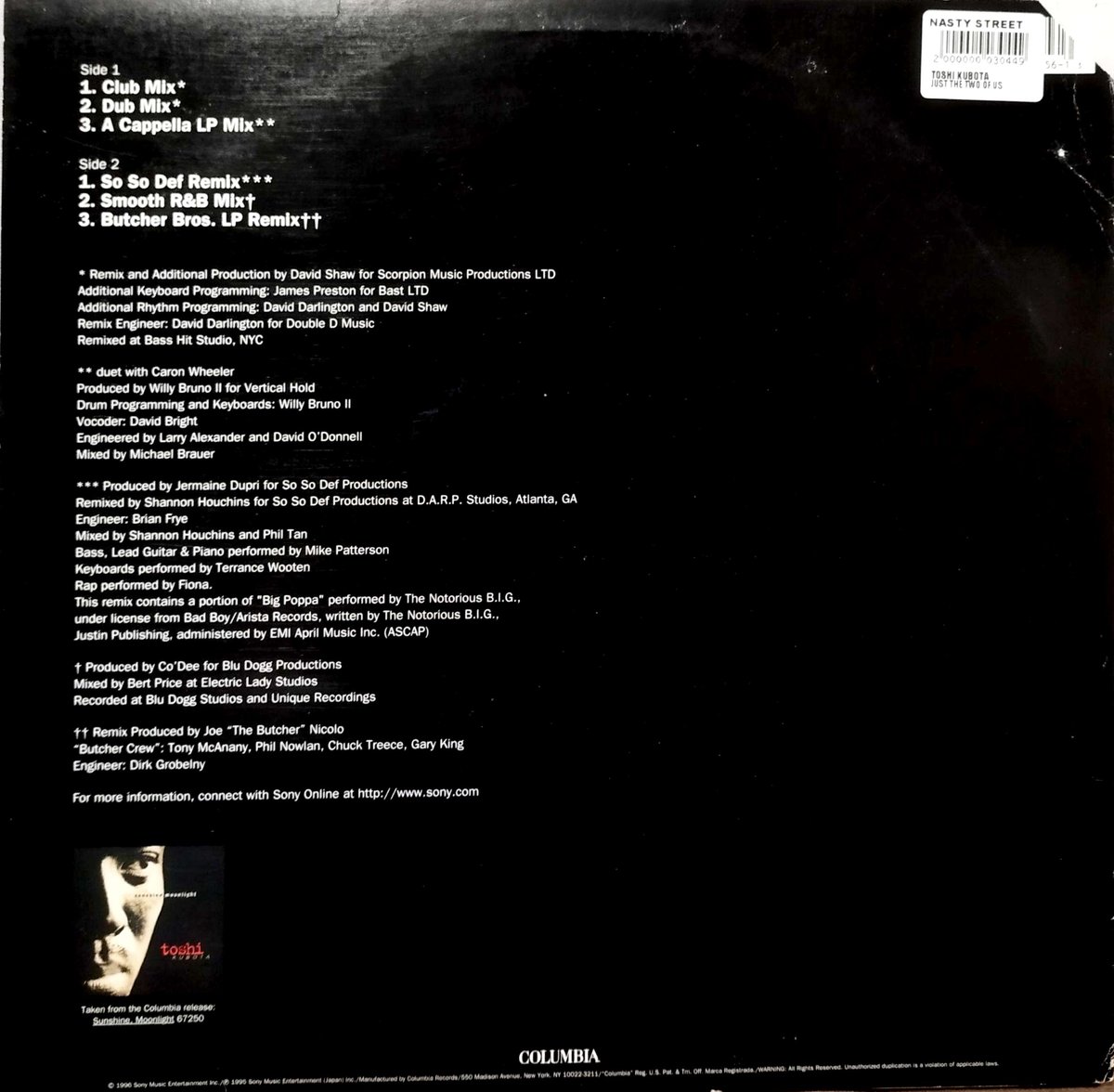 12】 Toshi Kubota (久保田利伸) / Just The Two Of Us