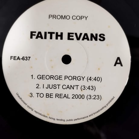 【12】 Faith Evans / Faith Evans (FEA-637)