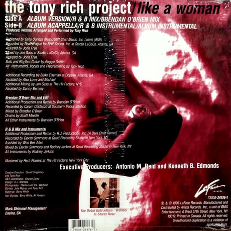 【12】The Tony Rich Project / Like a Woman