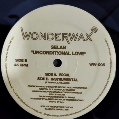 【12】 Selan / Unconditional Love