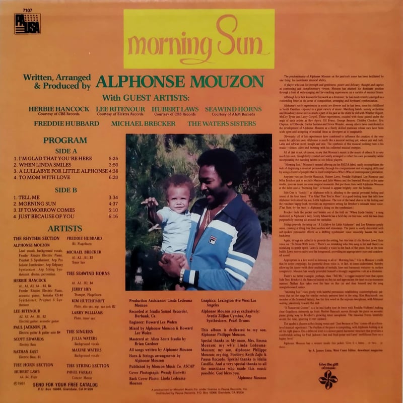 LP】Alphonse Mouzon / Morning Sun | MeraMera Re