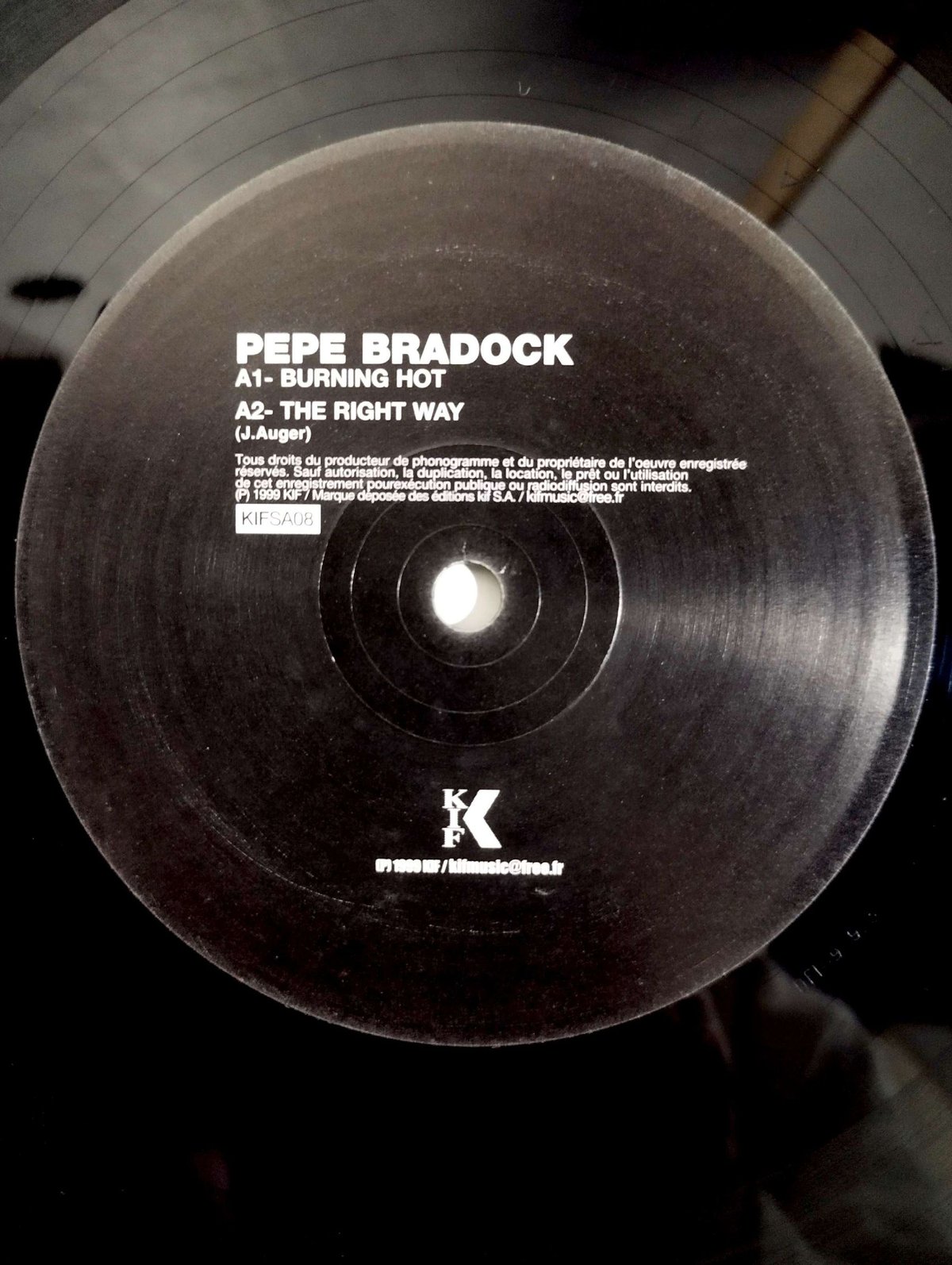 PEPE BRADOCK BURNING 12inch レコード