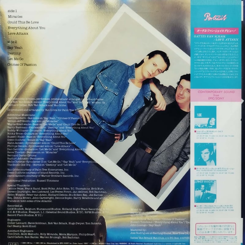 Everyone Asked About You シリアルナンバー付限定レコード LP】Love Attaxx / Oattes Van Schaik | MeraMera