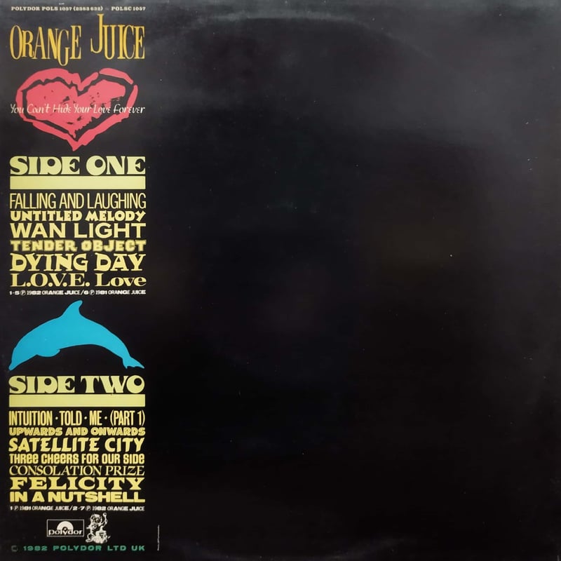 LP】Orange Juice / You Can't Hide Your Love For