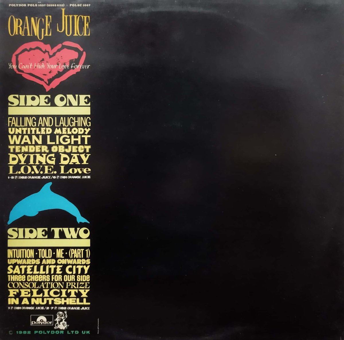 オレンジジュース「You Can't Hide Your〜」UKオリジナル盤 ORANGE JUICE / YOU CAN'T HIDE YOUR LOVE FOREVER – TICRO MARKET