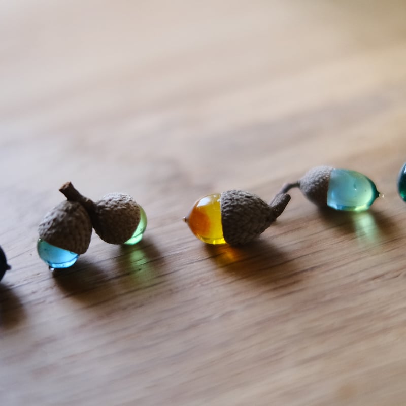 ガラスのどんぐりセット【売切れ】 | 八ツ目商會