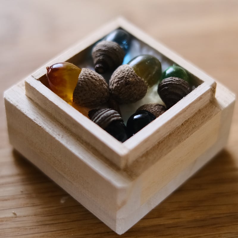 ガラスのどんぐりセット【売切れ】 | 八ツ目商會