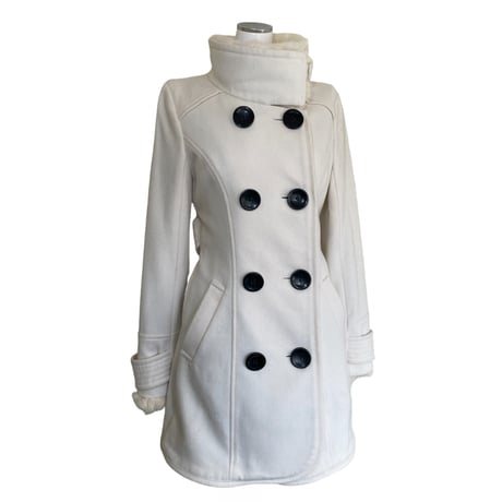 Ivory Long Pea Coat